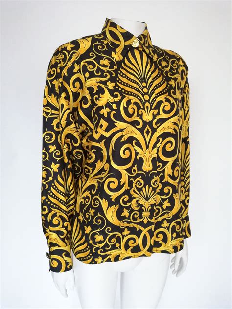 versace collection blouse women|versace italy top.